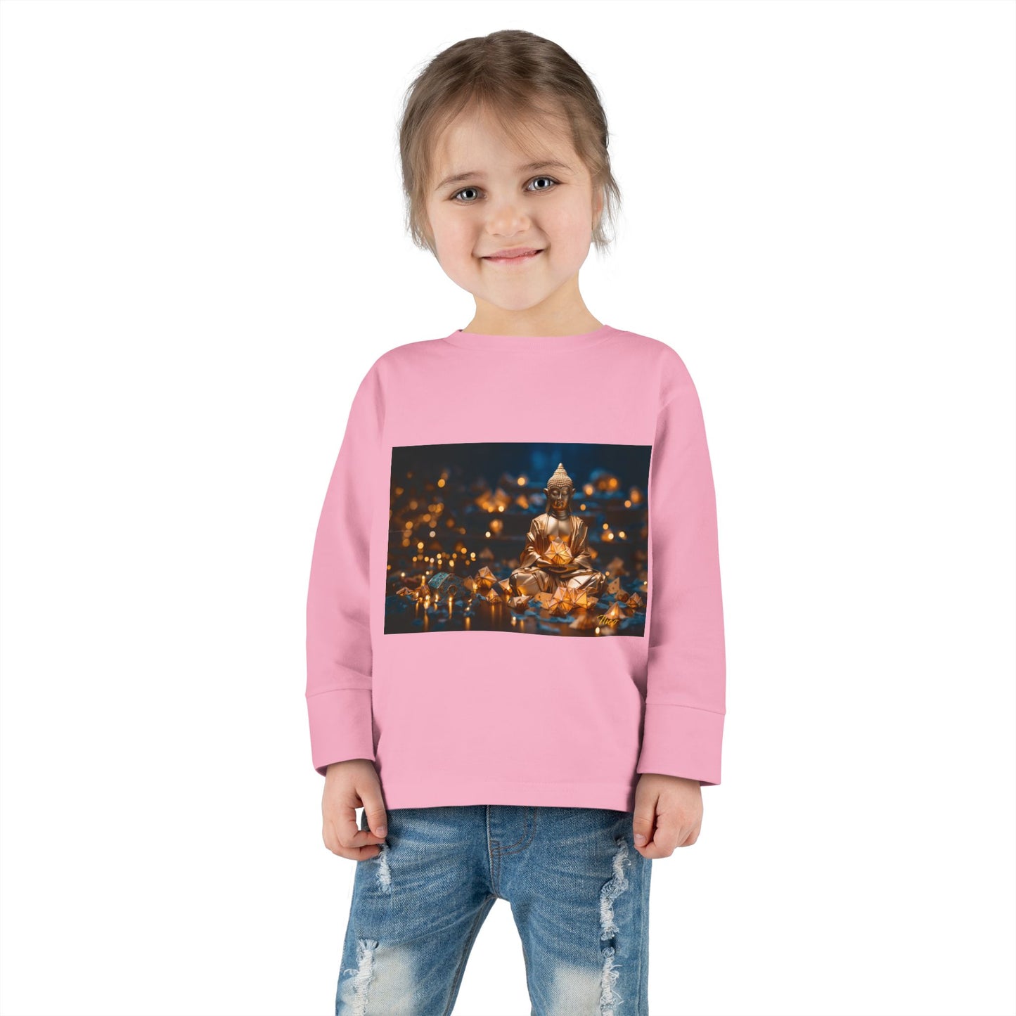 Ascending Buddha Series Print #10 Toddler Long Sleeve Tee