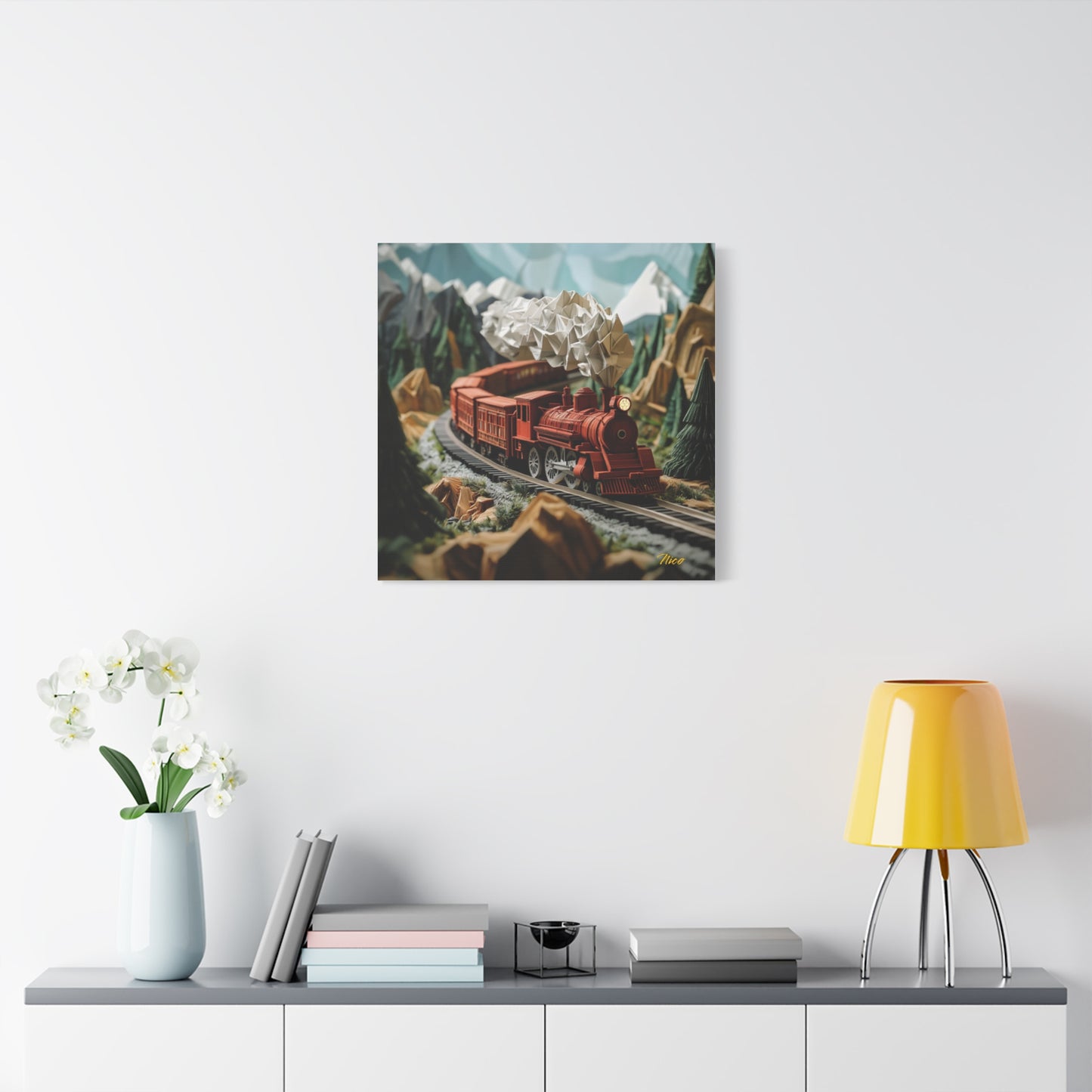 Orient Express Series Print #3 - Streched Matte Canvas Print, 1.25" Thick