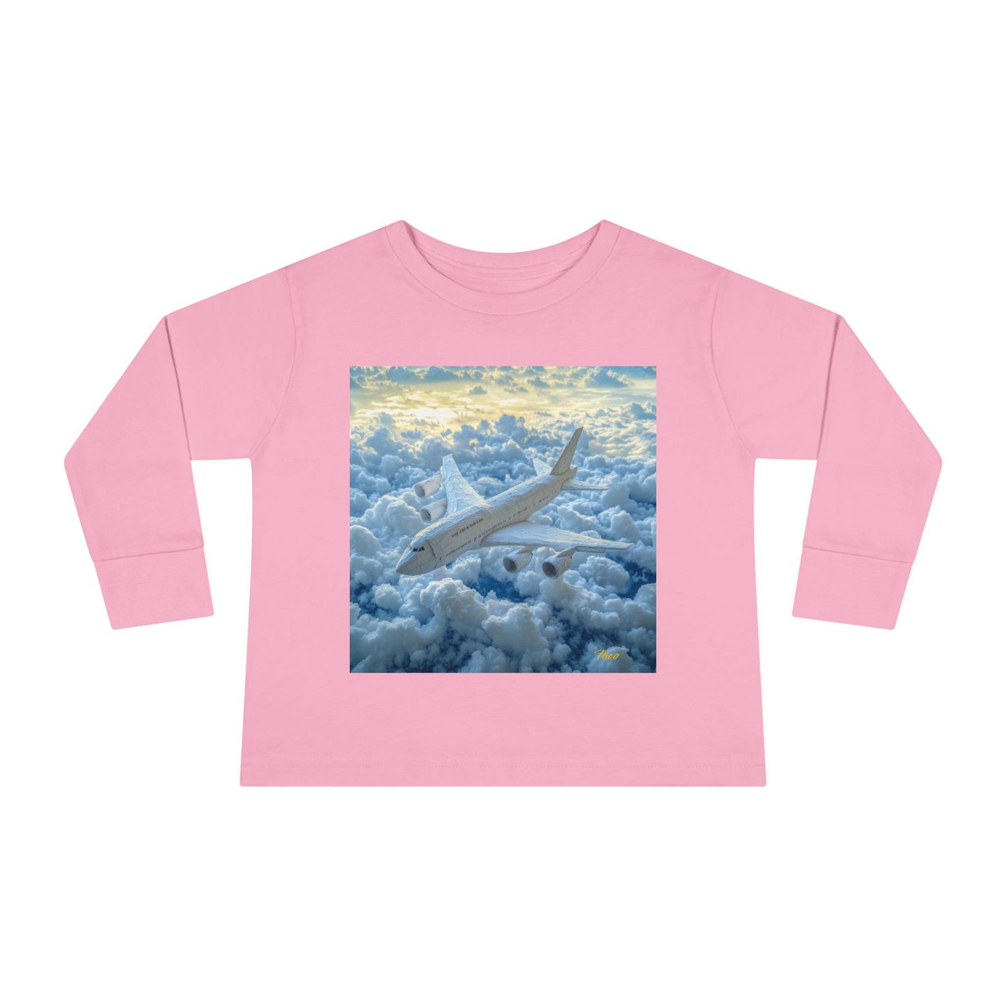 Big Ol' Jet Airliner Series Print #10 Toddler Long Sleeve Tee