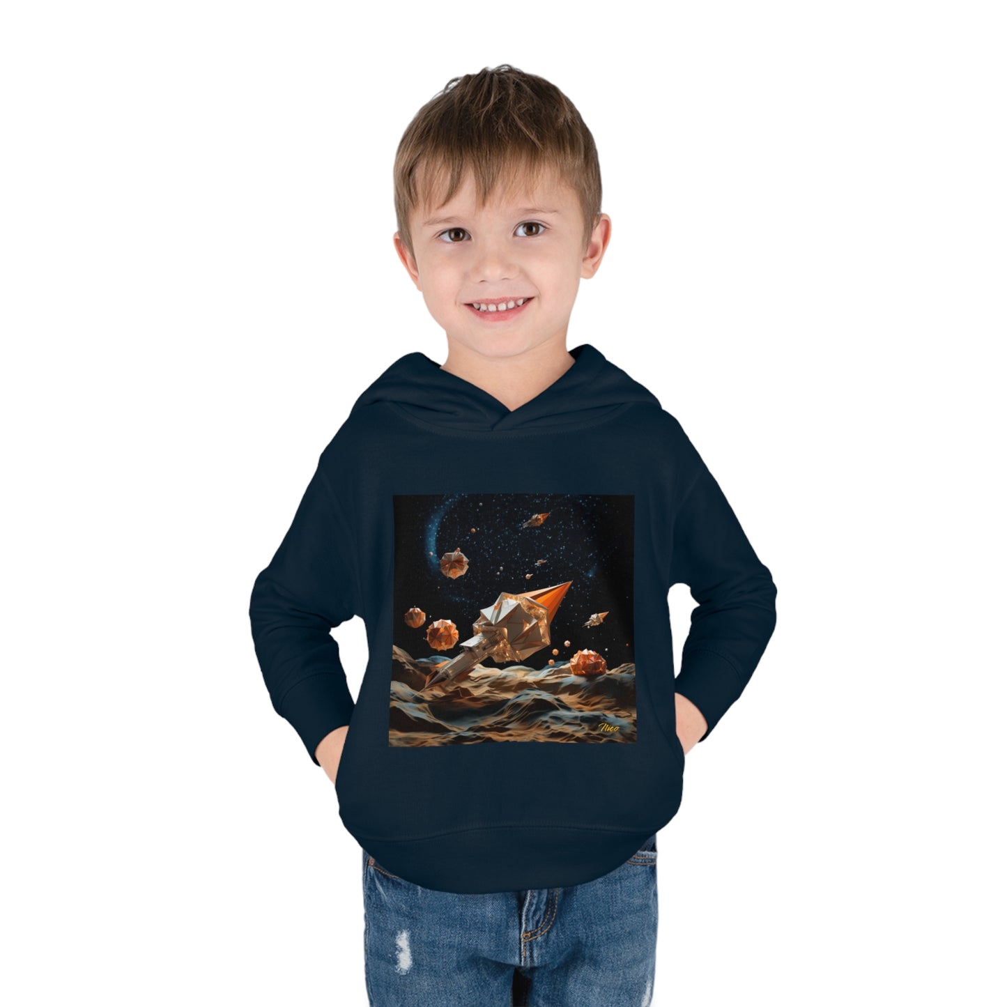 Elons' Dream Series Print #3 Toddler Pullover Fleece Hoodie