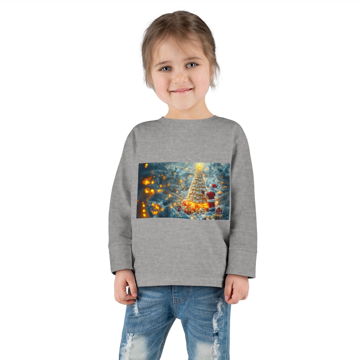 Chirstmas 2024 Series Print #10 Toddler Long Sleeve Tee