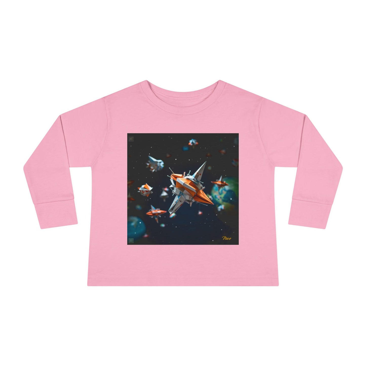 Elons' Dream Series Print #1 Toddler Long Sleeve Tee