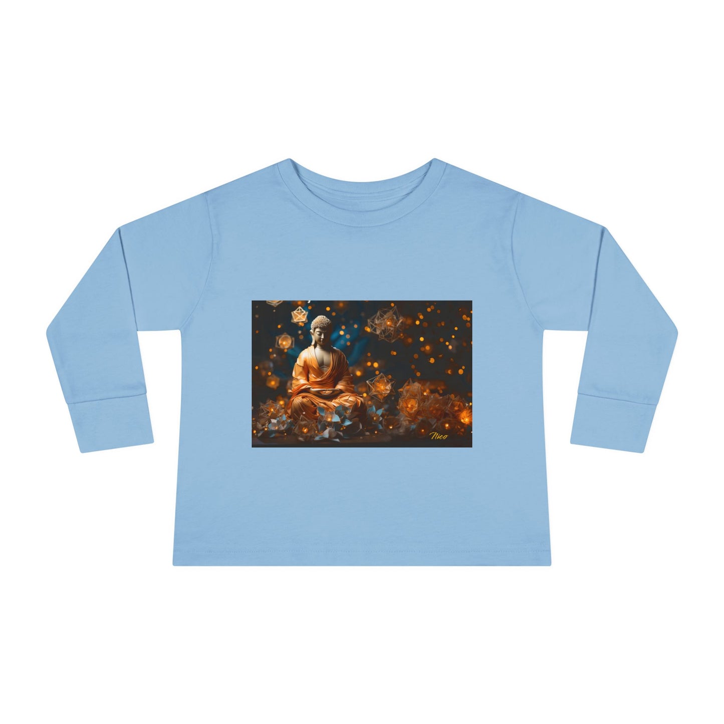 Ascending Buddha Series Print #8 Toddler Long Sleeve Tee