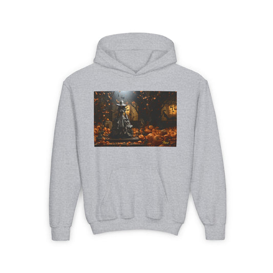 Halloween 2024 Series Print #10 Youth Heavy Blend Hooded Sweatshirt