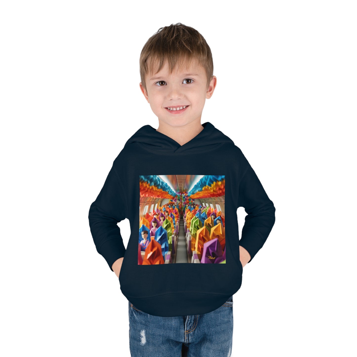 Frequent Flyer Miles Series Print #8 Toddler Pullover Fleece Hoodie