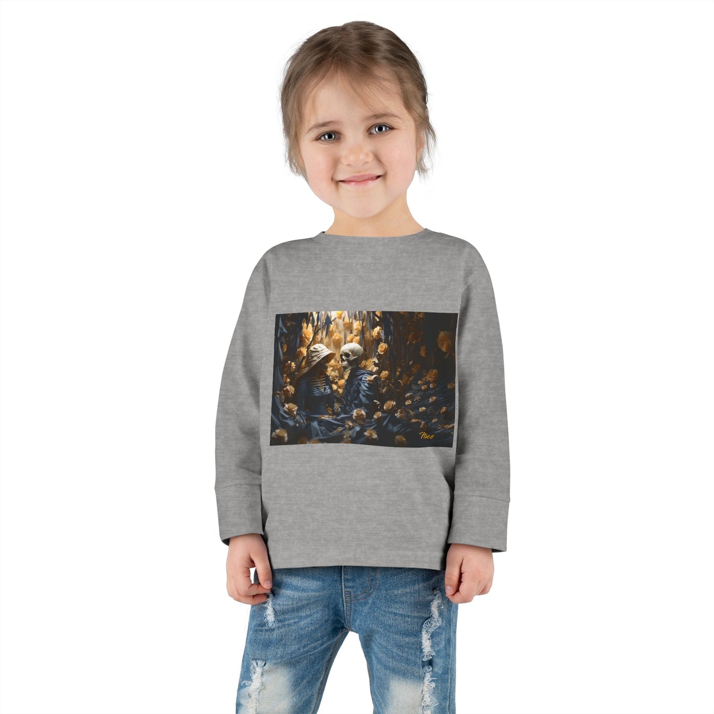 Halloween 2024 Series Print #4 Toddler Long Sleeve Tee