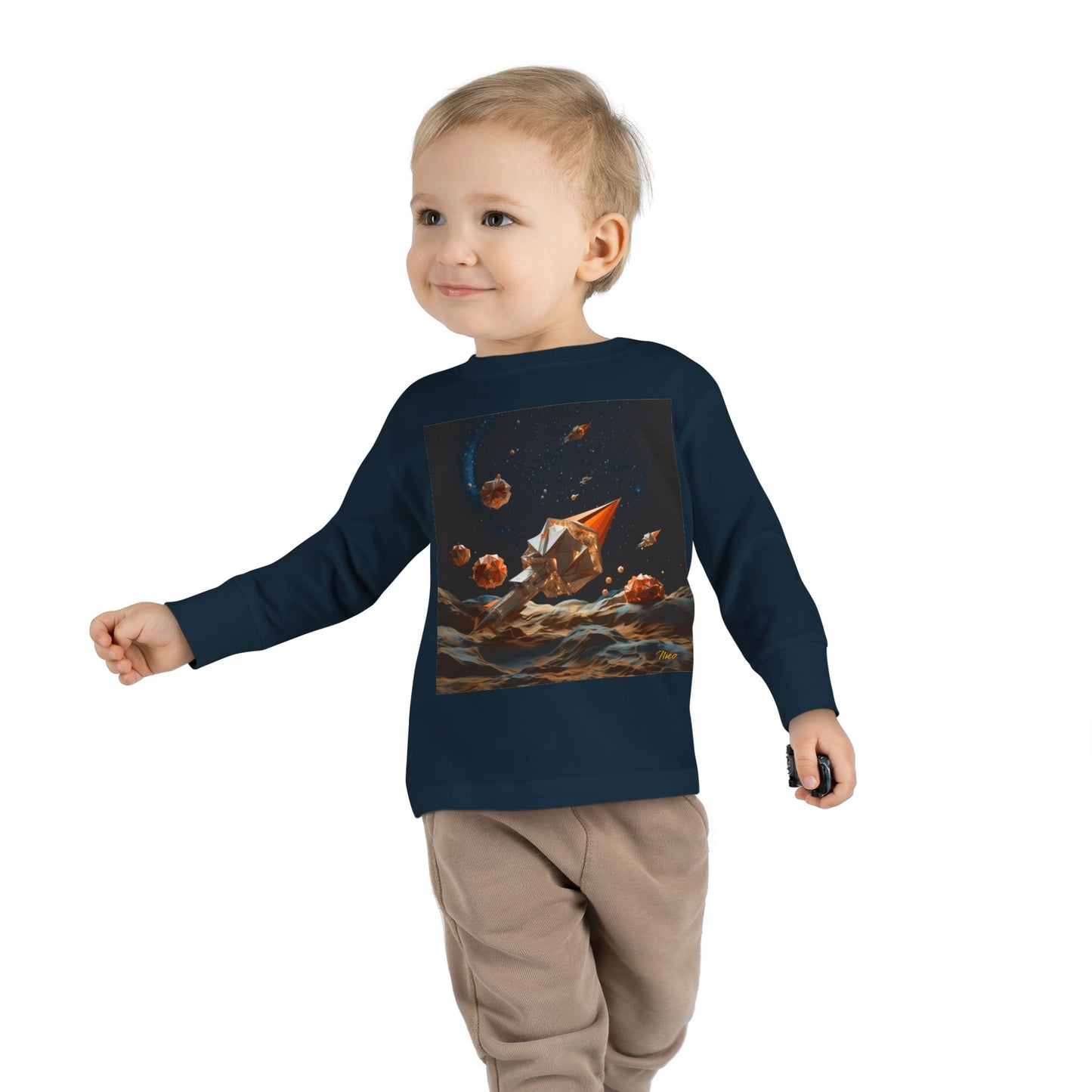 Elons' Dream Series Print #3 Toddler Long Sleeve Tee