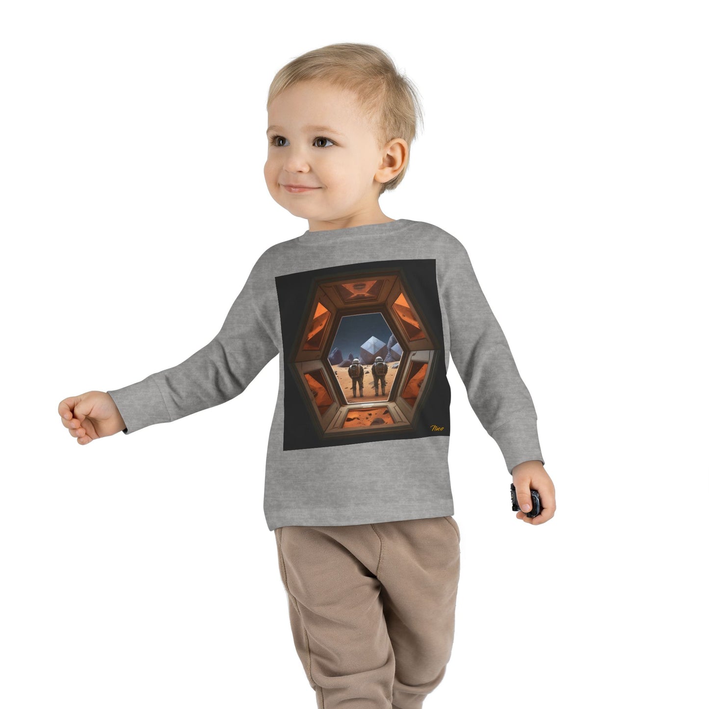 Elons' Dream Series Print #6 Toddler Long Sleeve Tee