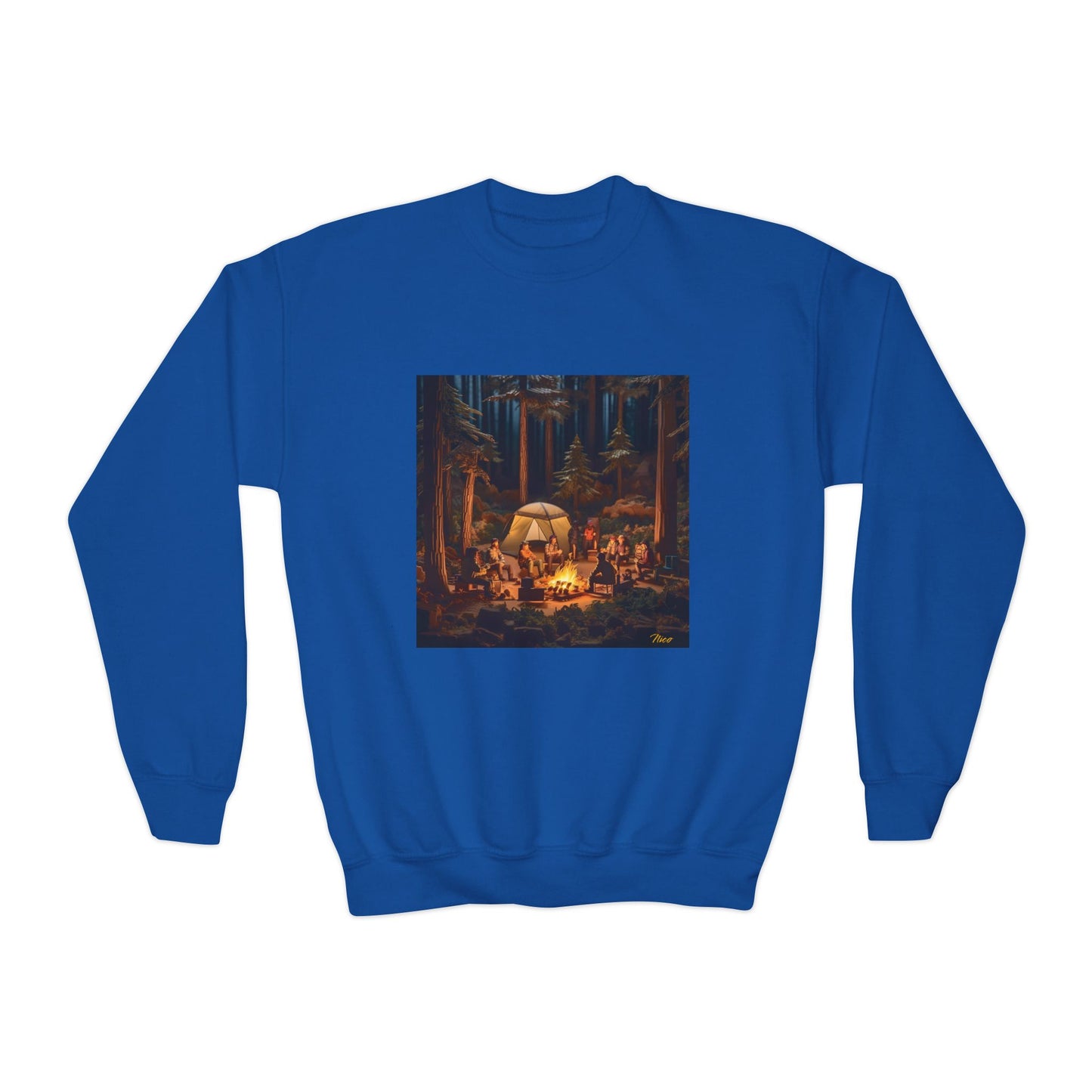 Under The Starry Skies Series Print #4 Youth Crewneck Sweatshirt