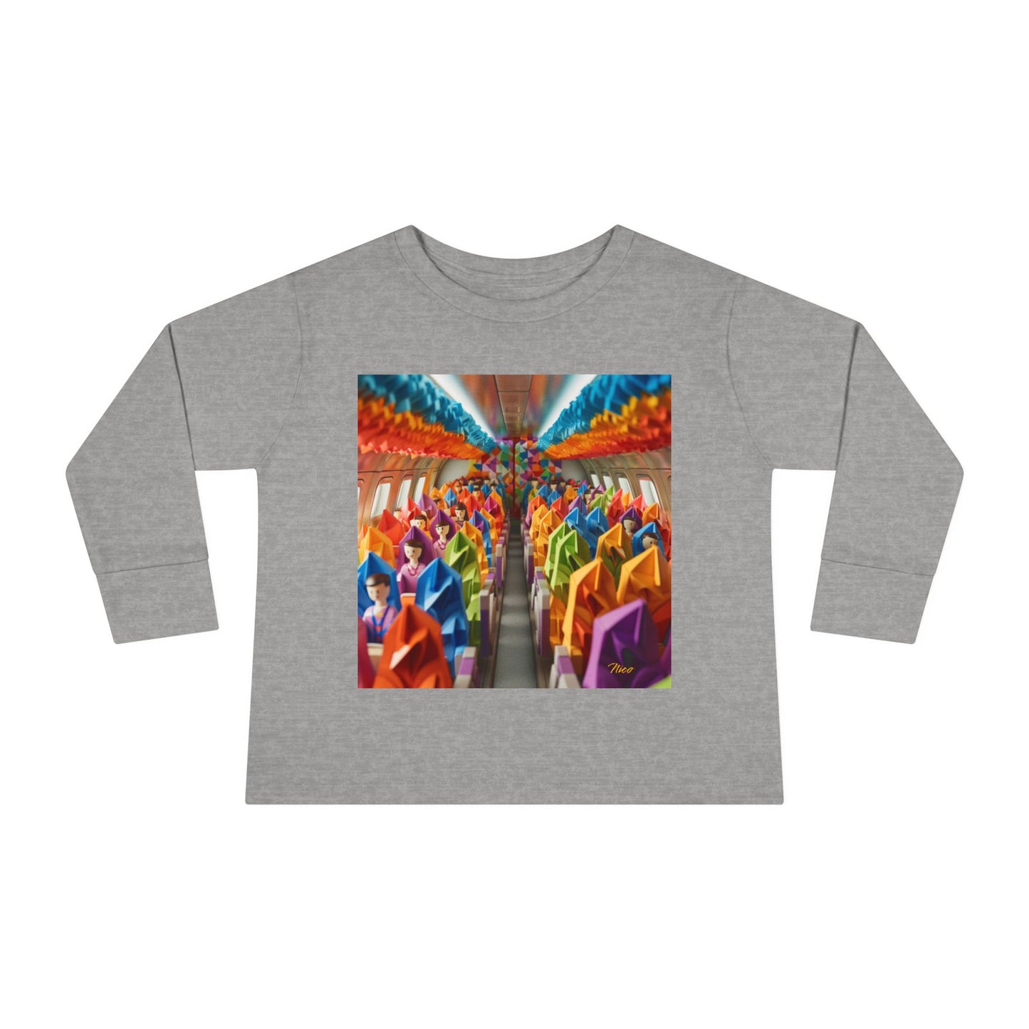 Big Ol' Jet Airliner Series Print #8 Toddler Long Sleeve Tee