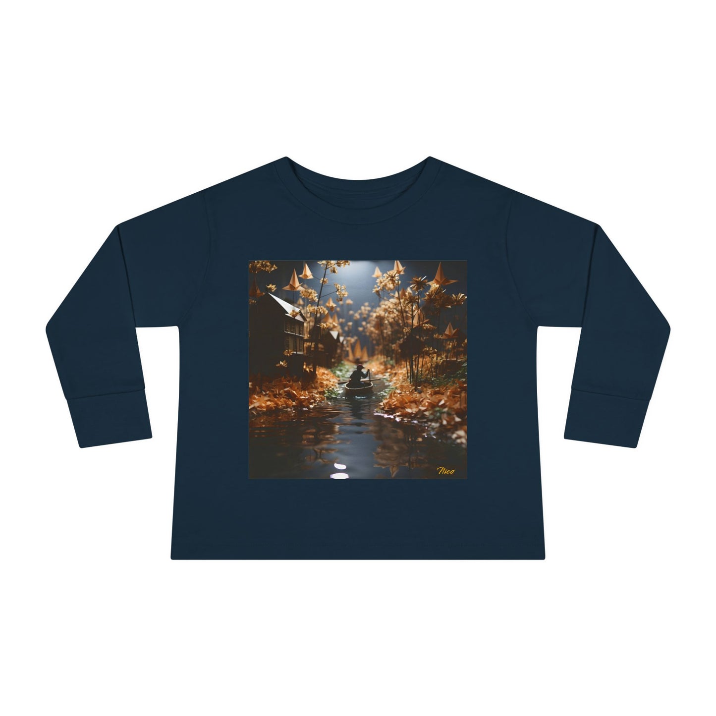 Born On A Bayou Series Print #5 Toddler Long Sleeve Tee