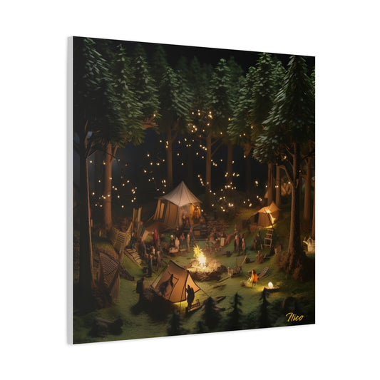 Campfire Series Print #5 - Streched Matte Canvas Print, 1.25" Thick