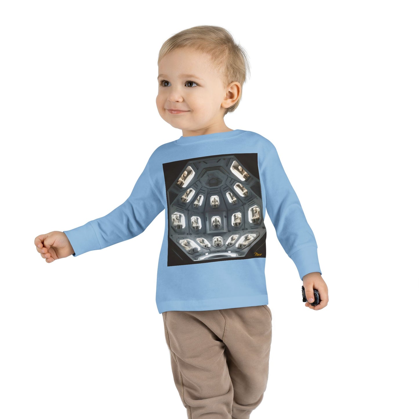 Elons' Dream Series Print #2 Toddler Long Sleeve Tee