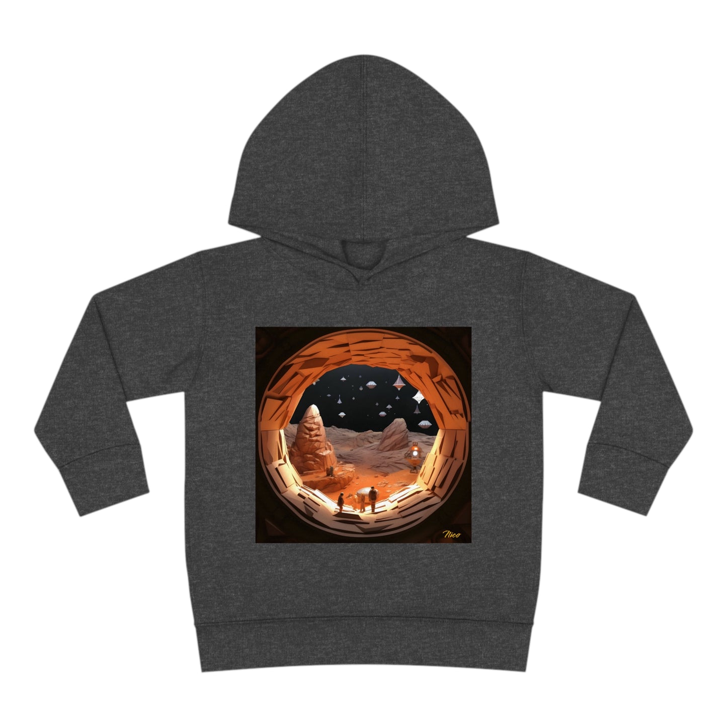 Elons' Dream Series Print #4 Toddler Pullover Fleece Hoodie