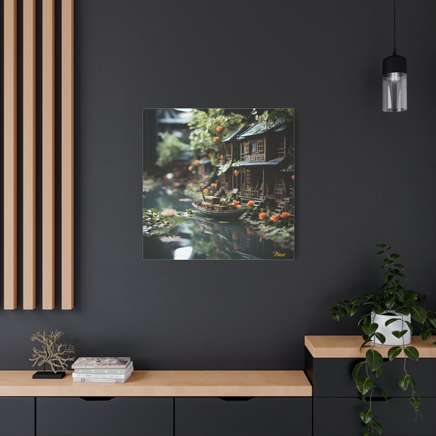 Born On A Bayou Print #9 - Streached Matte Canvas Print, 1.25" Thick