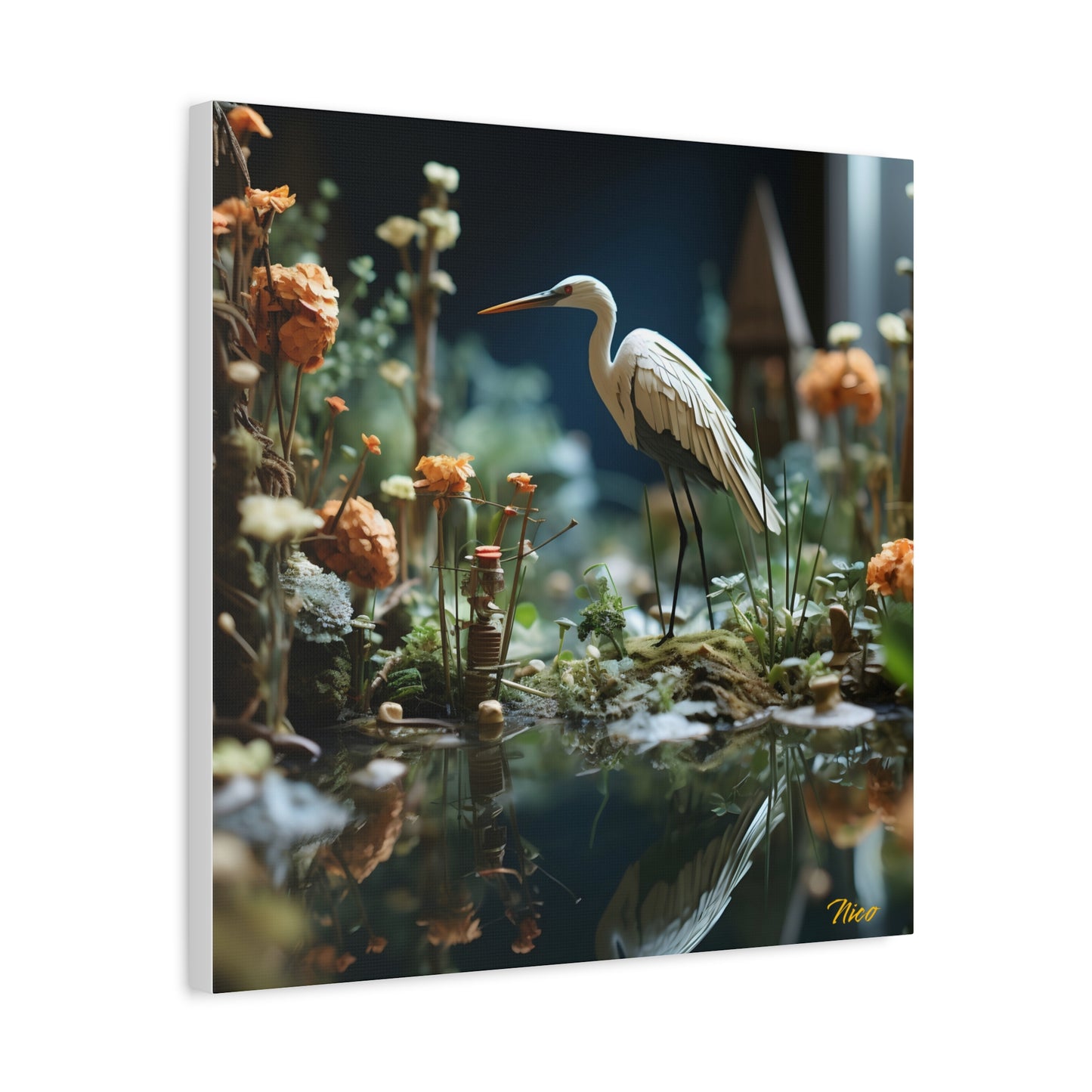 Born On A Bayou Print #1 - Streached Matte Canvas Print, 1.25" Thick