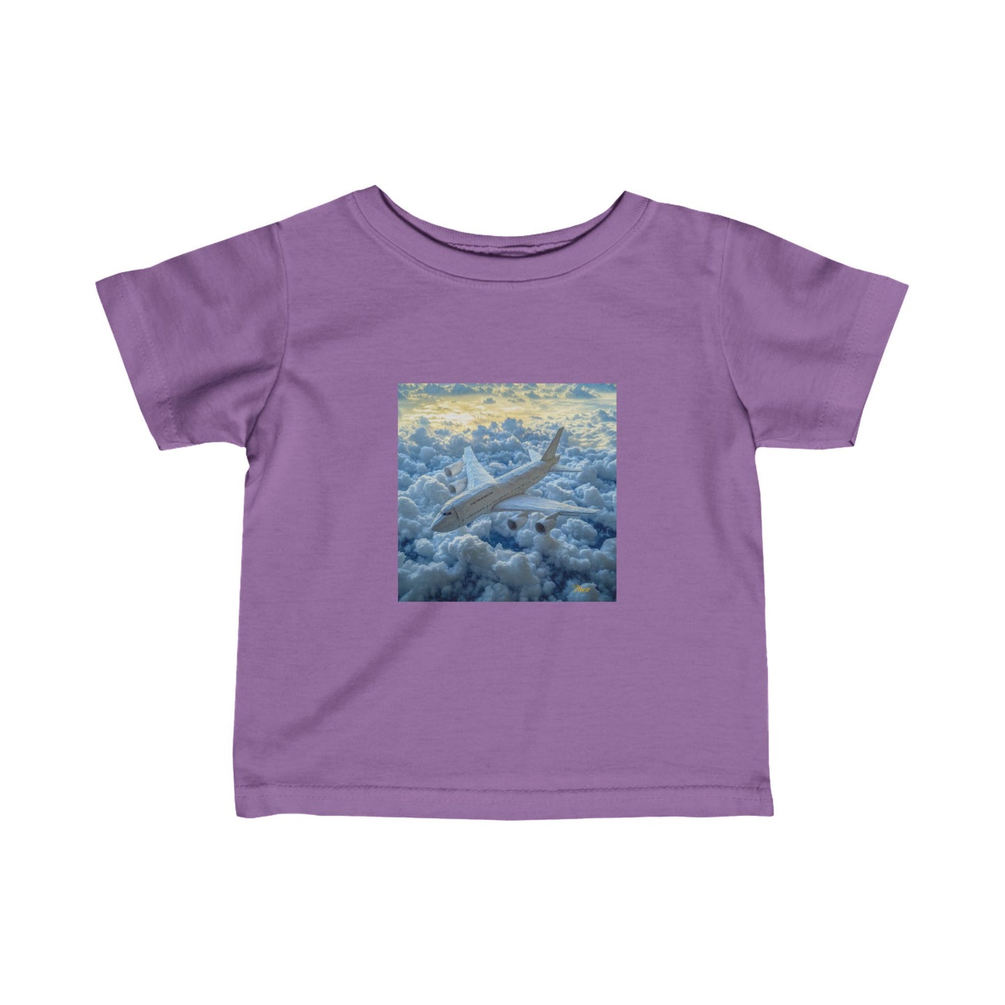 Frequent Flyer Miles Series Print #10 Infant Fine Jersey Tee