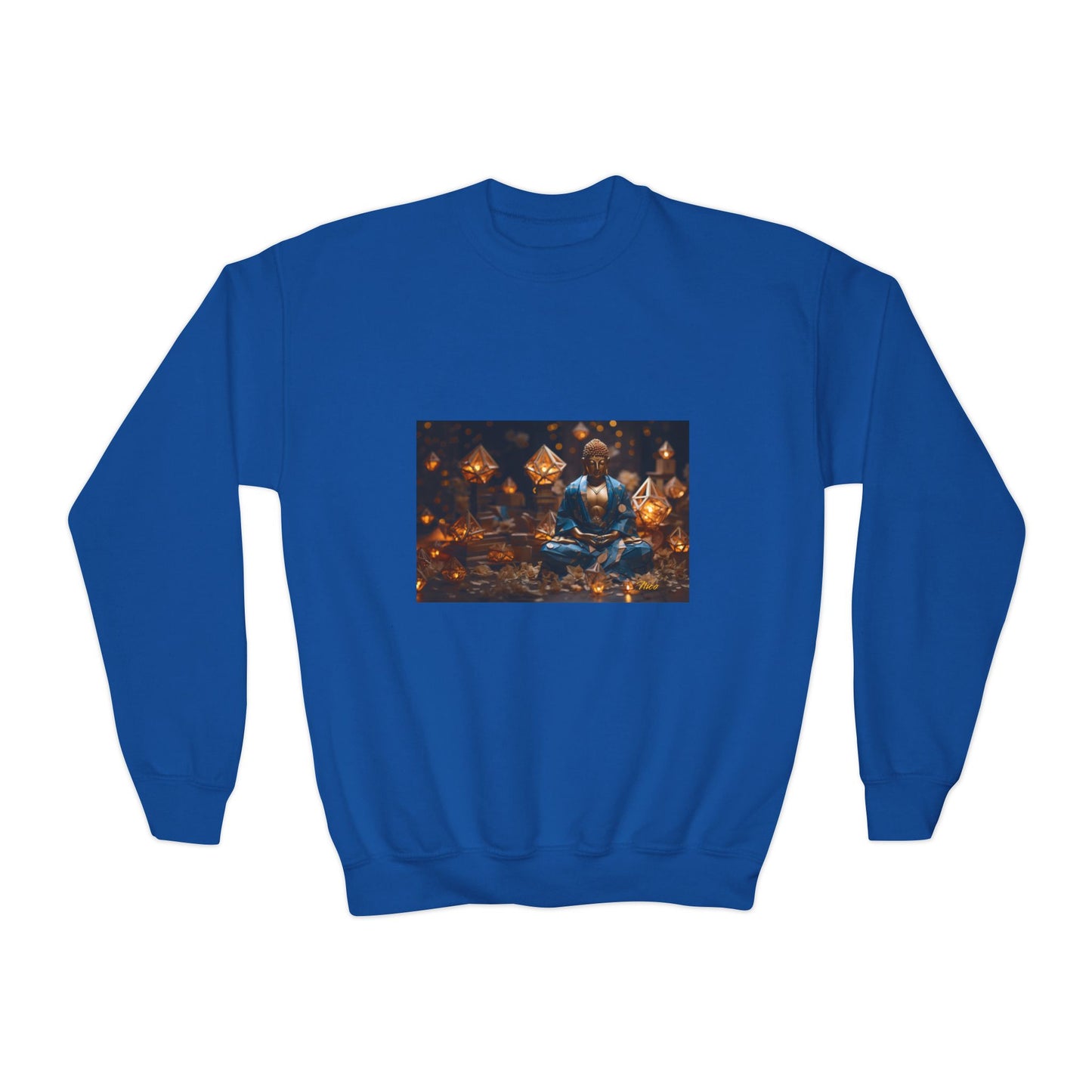 Ascending Buddah Series Print #3 Youth Crewneck Sweatshirt