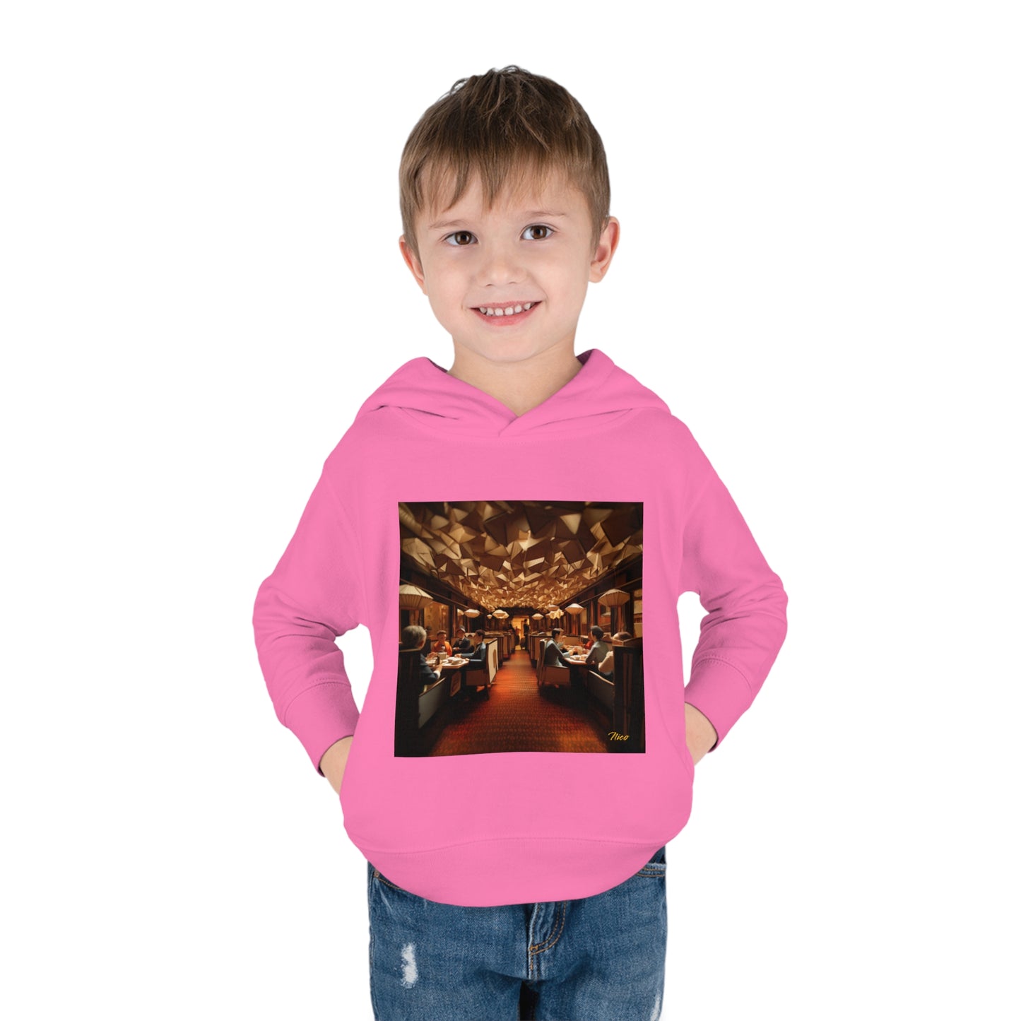 Orient Express Series Print #2 Toddler Pullover Fleece Hoodie