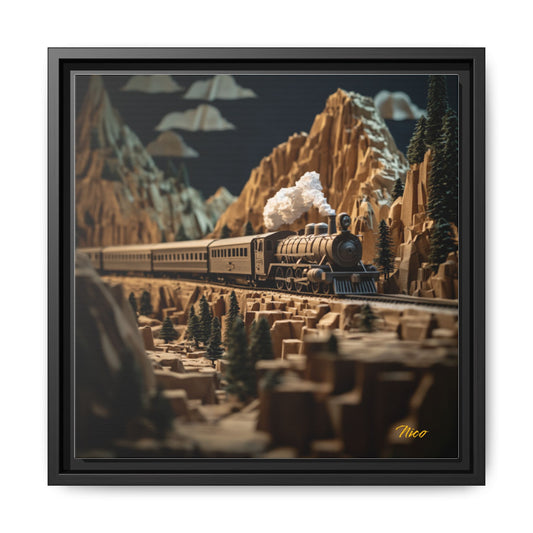 Orient Express Series Print #9 - Black Framed Canvas Print