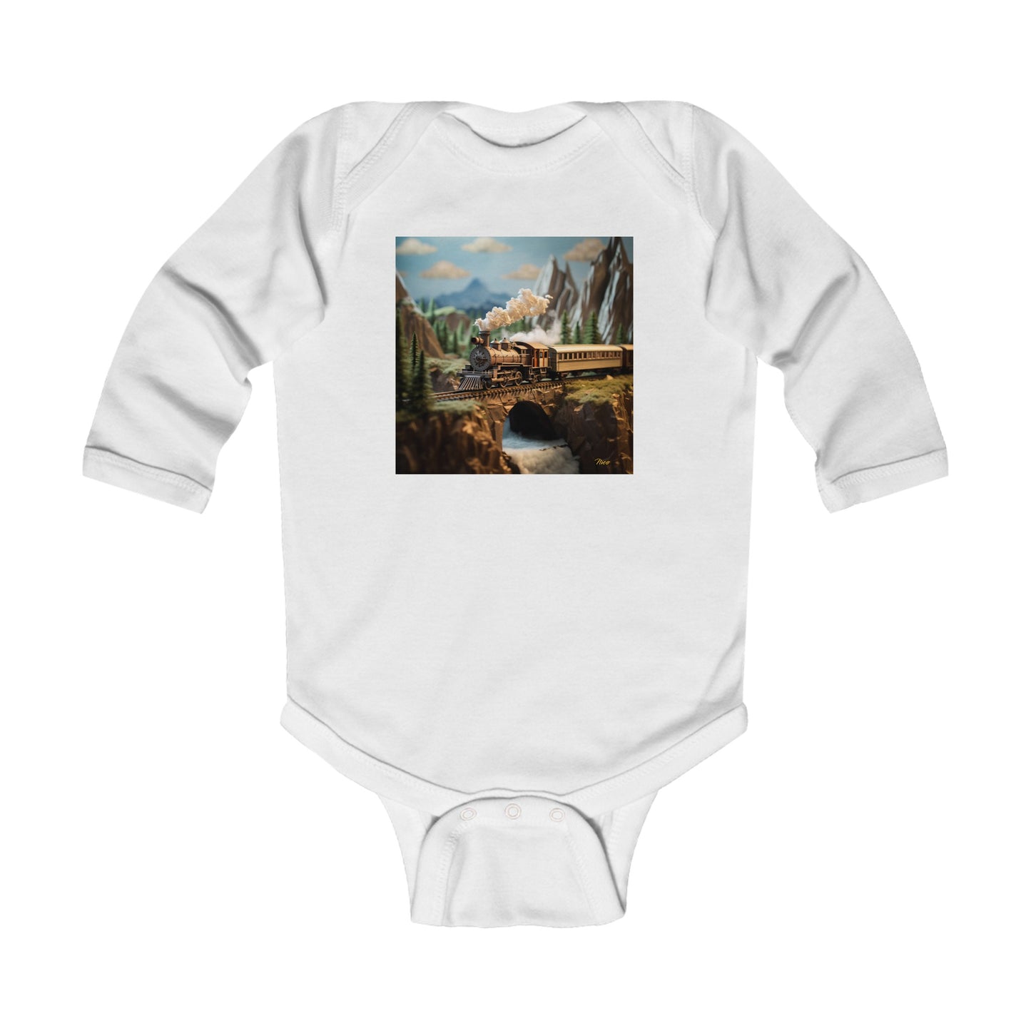 Orient Express Series Print #5 Infant Long Sleeve Bodysuit