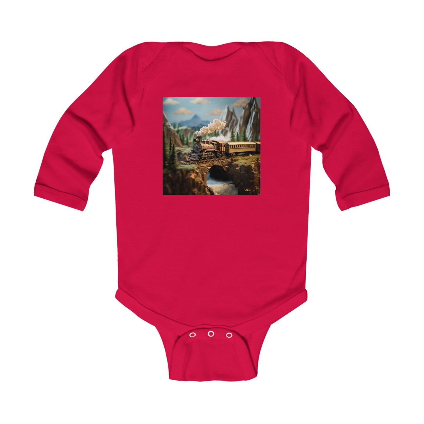 Orient Express Series Print #5 Infant Long Sleeve Bodysuit