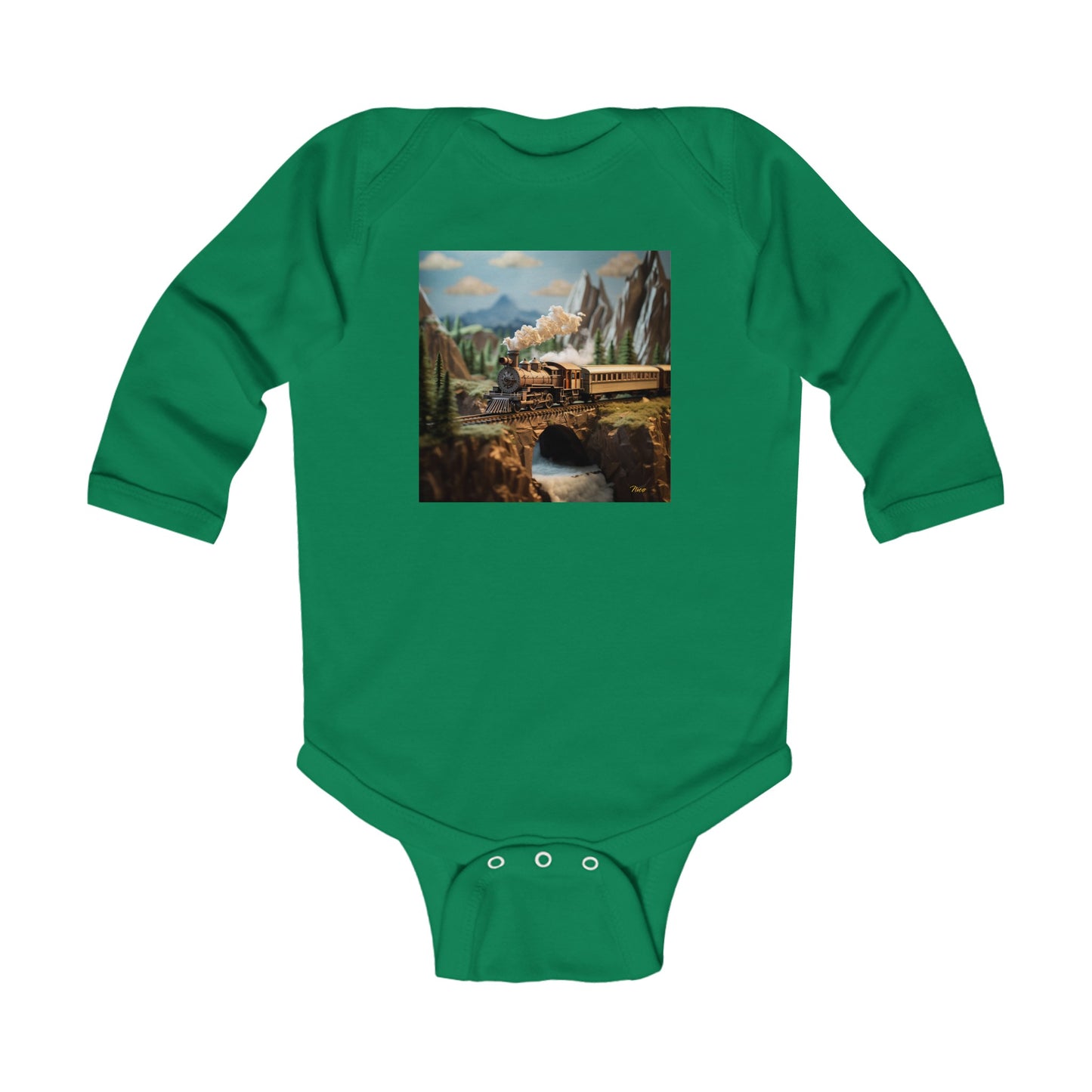 Orient Express Series Print #5 Infant Long Sleeve Bodysuit