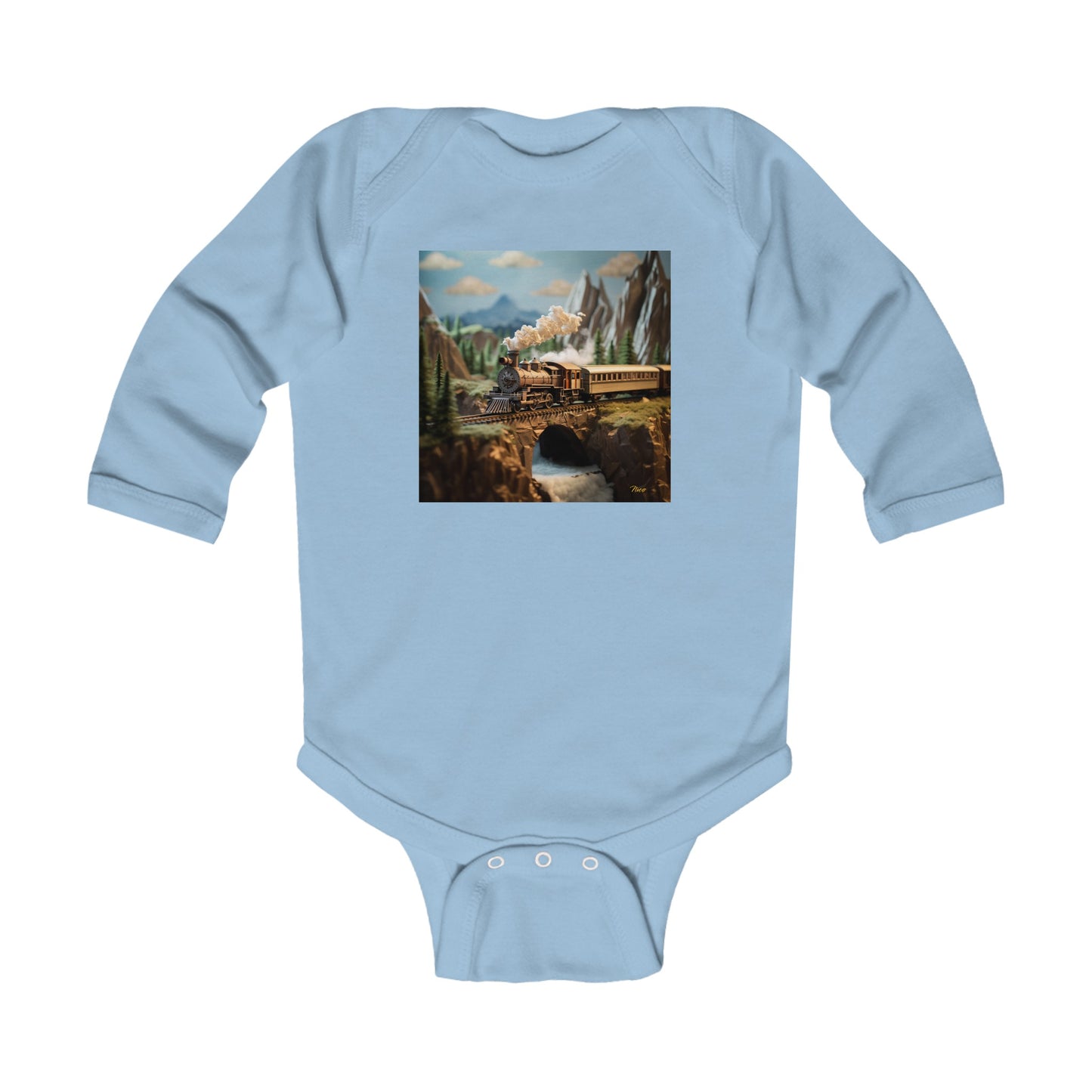 Orient Express Series Print #5 Infant Long Sleeve Bodysuit