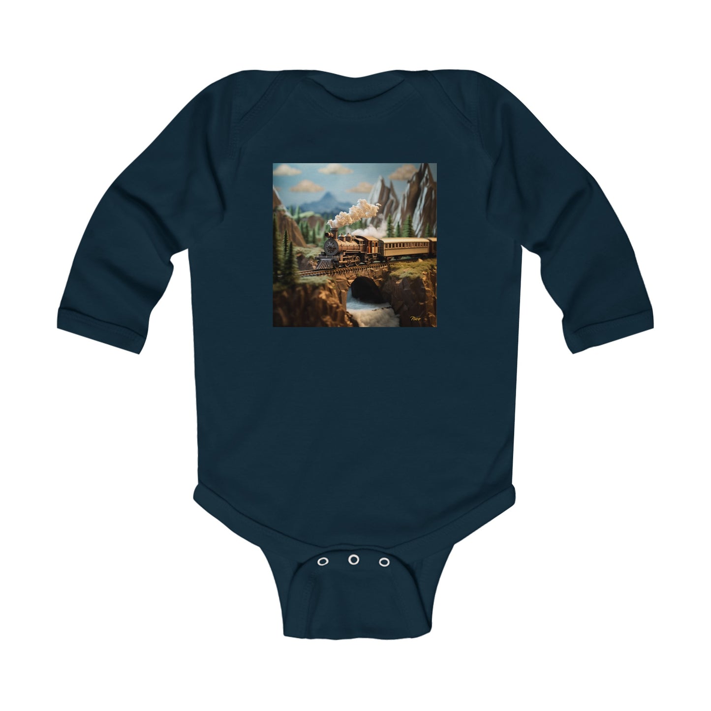 Orient Express Series Print #5 Infant Long Sleeve Bodysuit