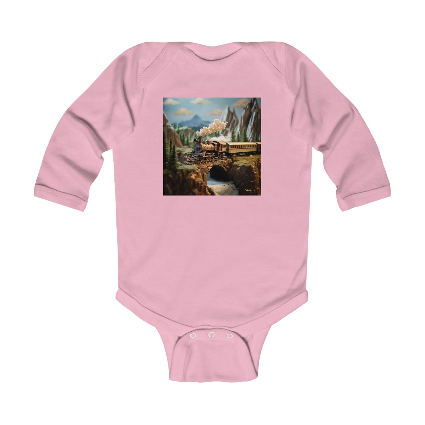 Orient Express Series Print #5 Infant Long Sleeve Bodysuit