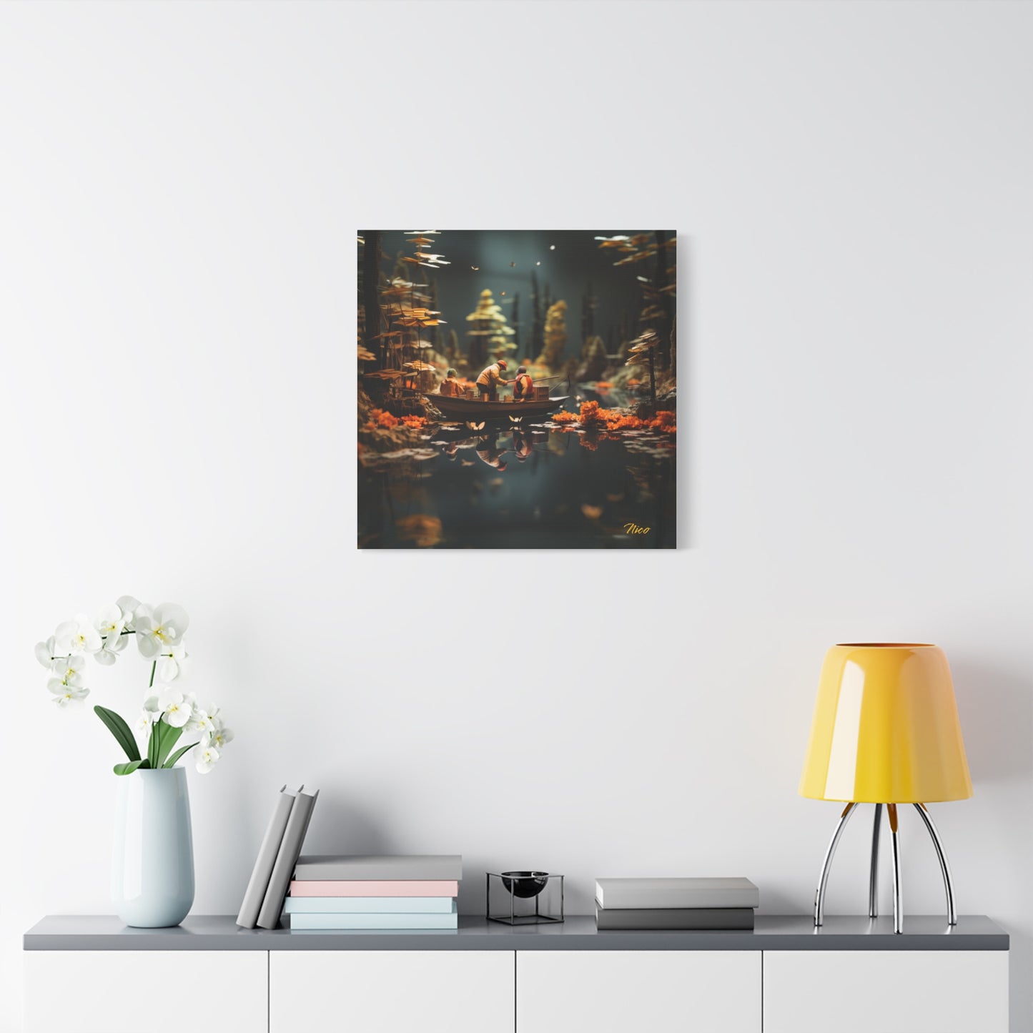 Born On A Bayou Print #10 - Streached Matte Canvas Print, 1.25" Thick