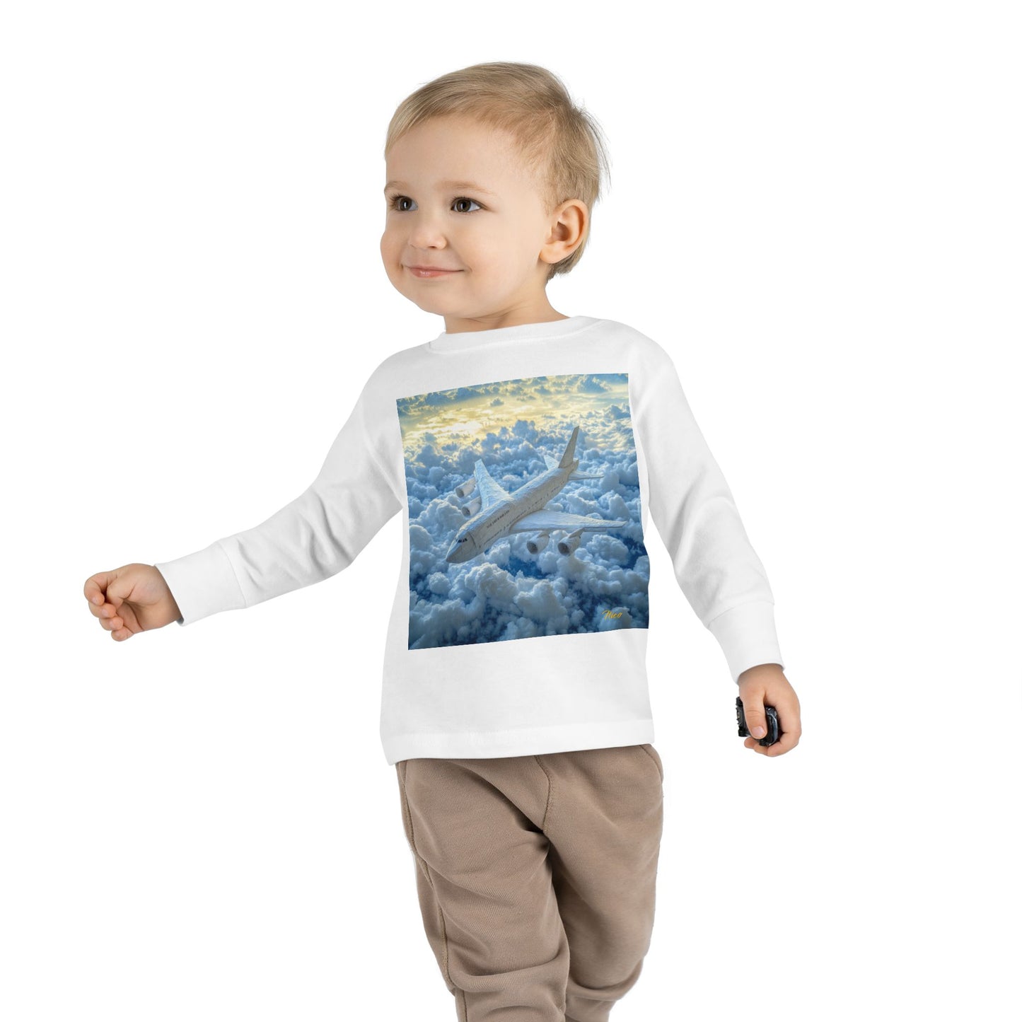 Big Ol' Jet Airliner Series Print #10 Toddler Long Sleeve Tee