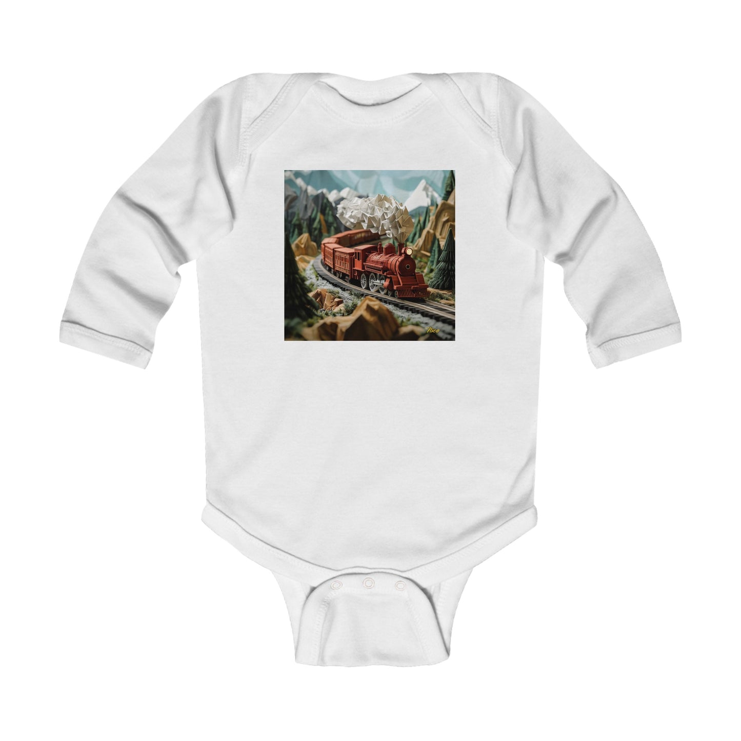 Orient Express Series Print #3 Infant Long Sleeve Bodysuit