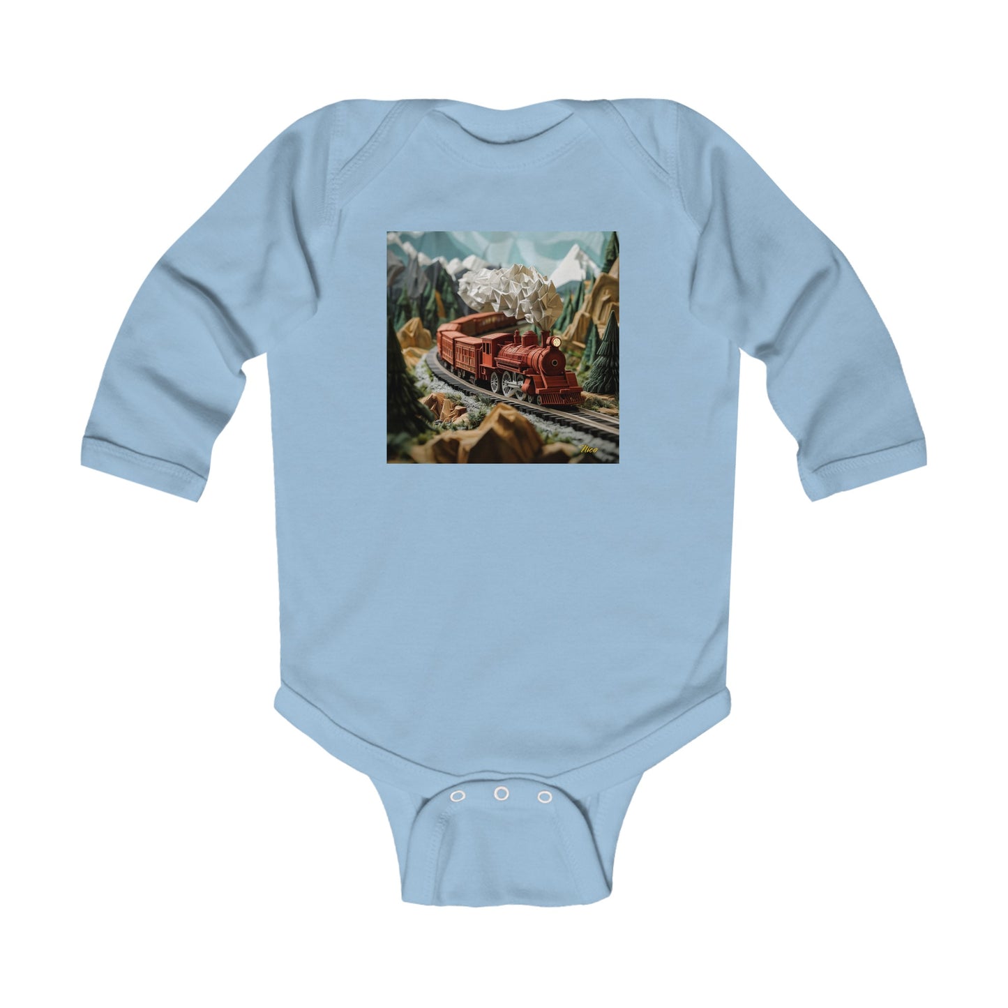 Orient Express Series Print #3 Infant Long Sleeve Bodysuit