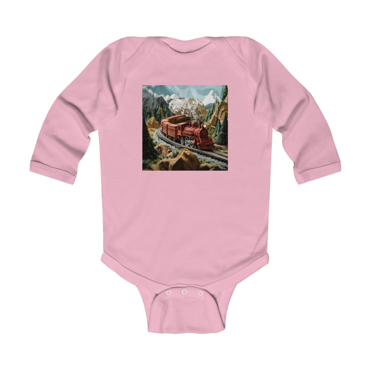 Orient Express Series Print #3 Infant Long Sleeve Bodysuit