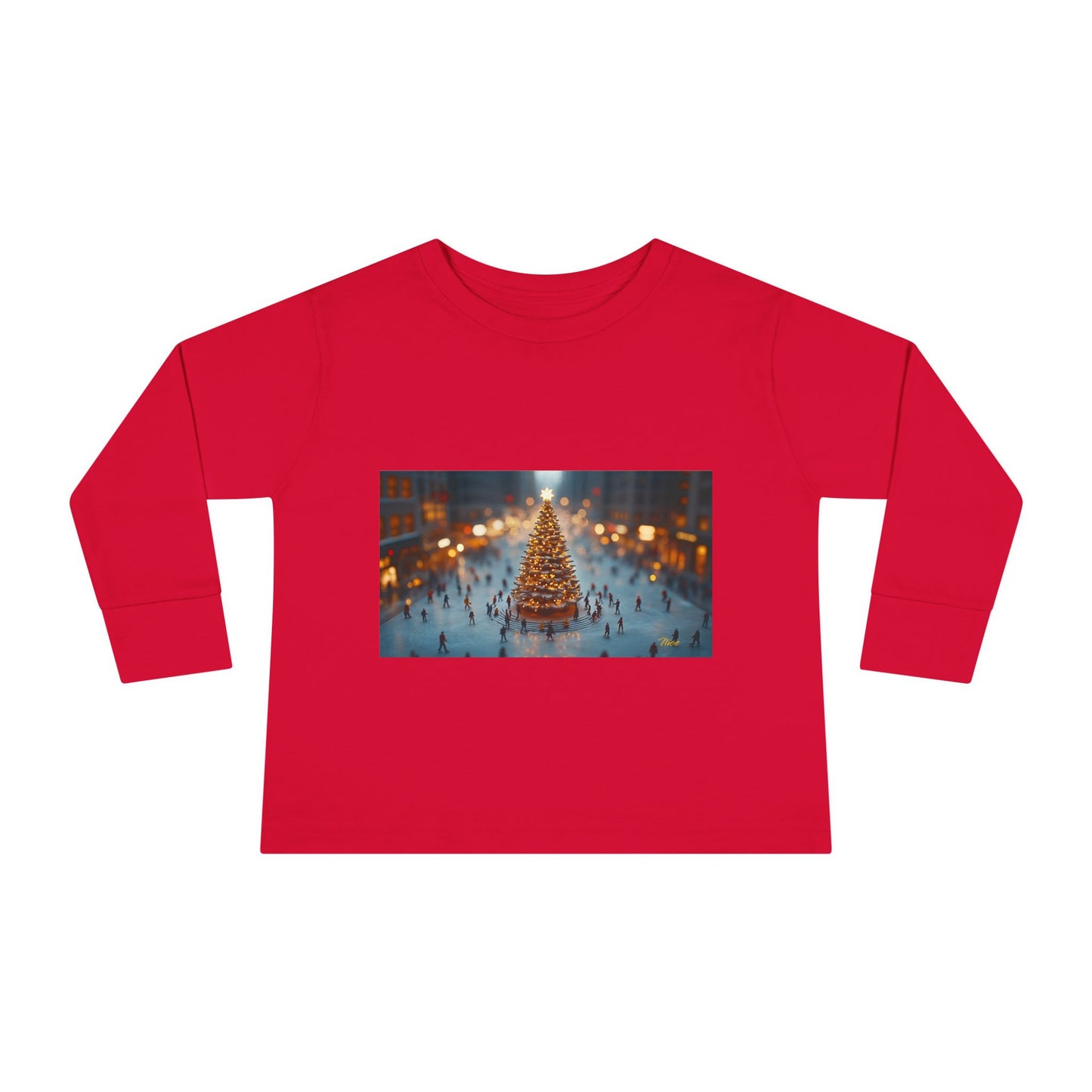 Chirstmas 2024 Series Print #7 Toddler Long Sleeve Tee