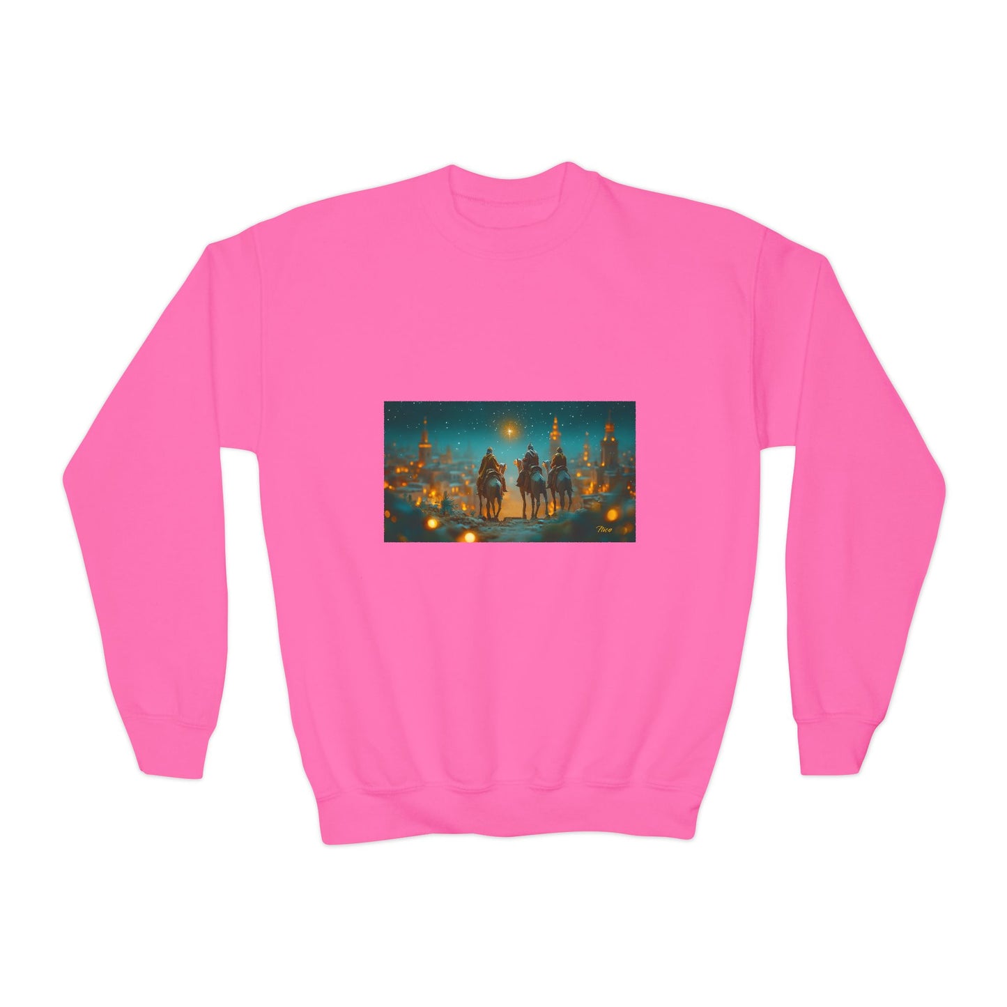 Chirstmas 2024 Series Print #9 Youth Crewneck Sweatshirt