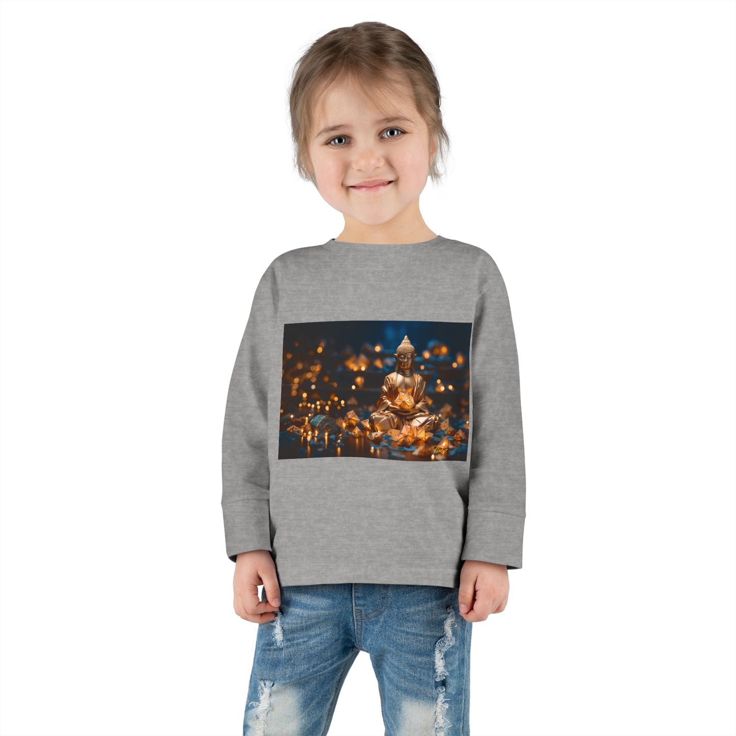 Ascending Buddha Series Print #10 Toddler Long Sleeve Tee