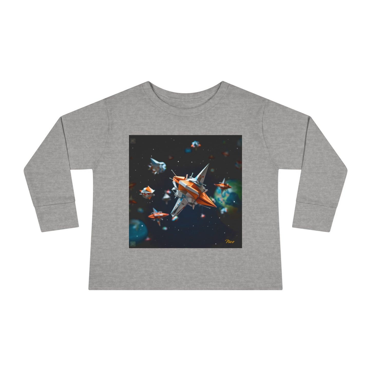 Elons' Dream Series Print #1 Toddler Long Sleeve Tee