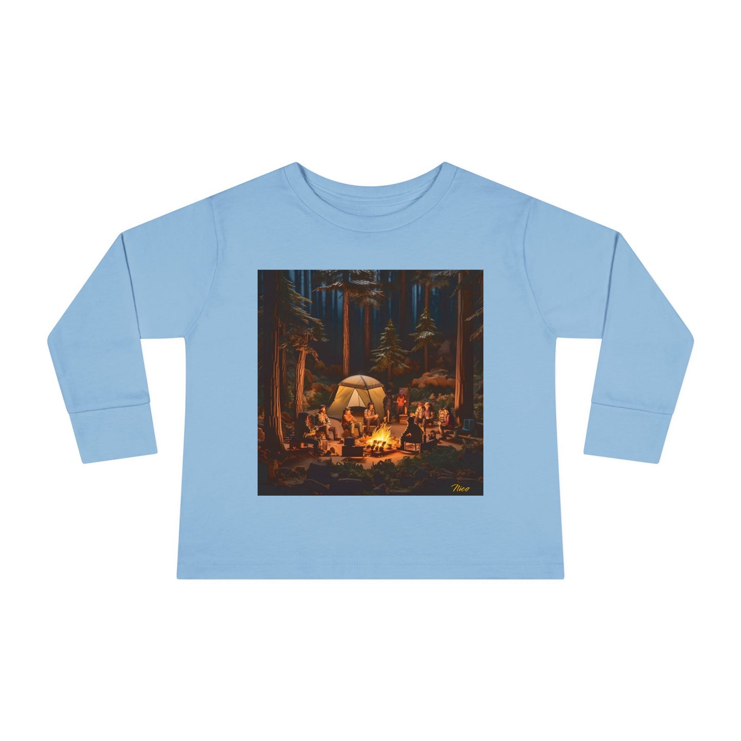 Under The Starry Skies Series Print #4 Toddler Long Sleeve Tee