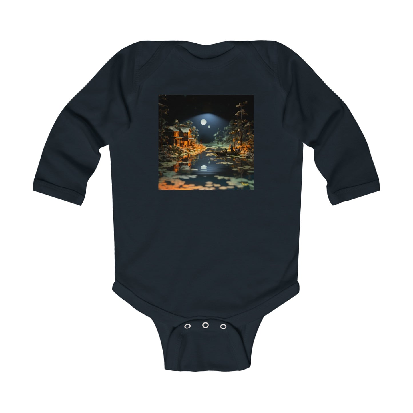 Born On A Bayou Series Print #3 Infant Long Sleeve Bodysuit