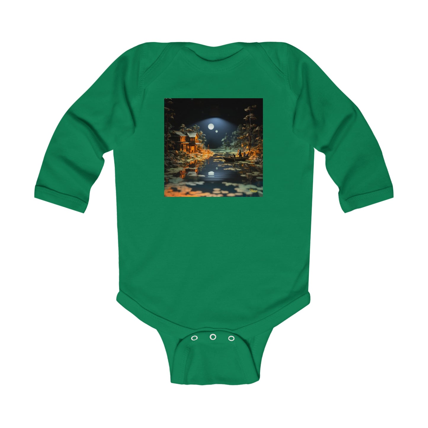 Born On A Bayou Series Print #3 Infant Long Sleeve Bodysuit