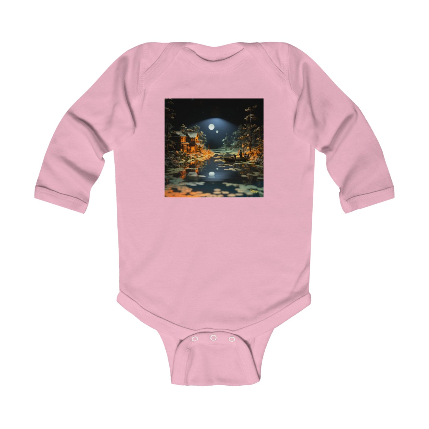 Born On A Bayou Series Print #3 Infant Long Sleeve Bodysuit