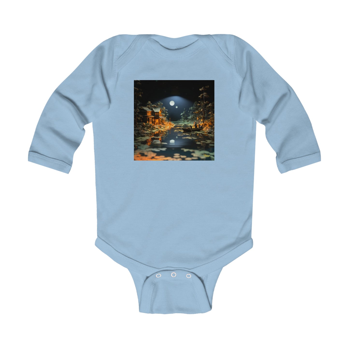 Born On A Bayou Series Print #3 Infant Long Sleeve Bodysuit