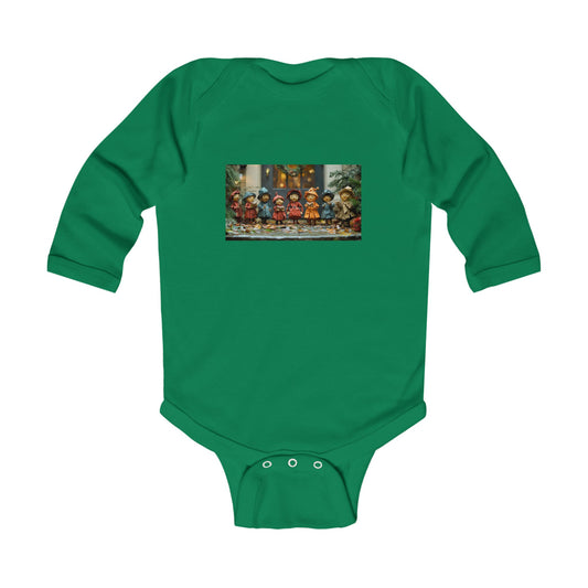 Chirstmas 2024 Series Print #12 Infant Long Sleeve Bodysuit