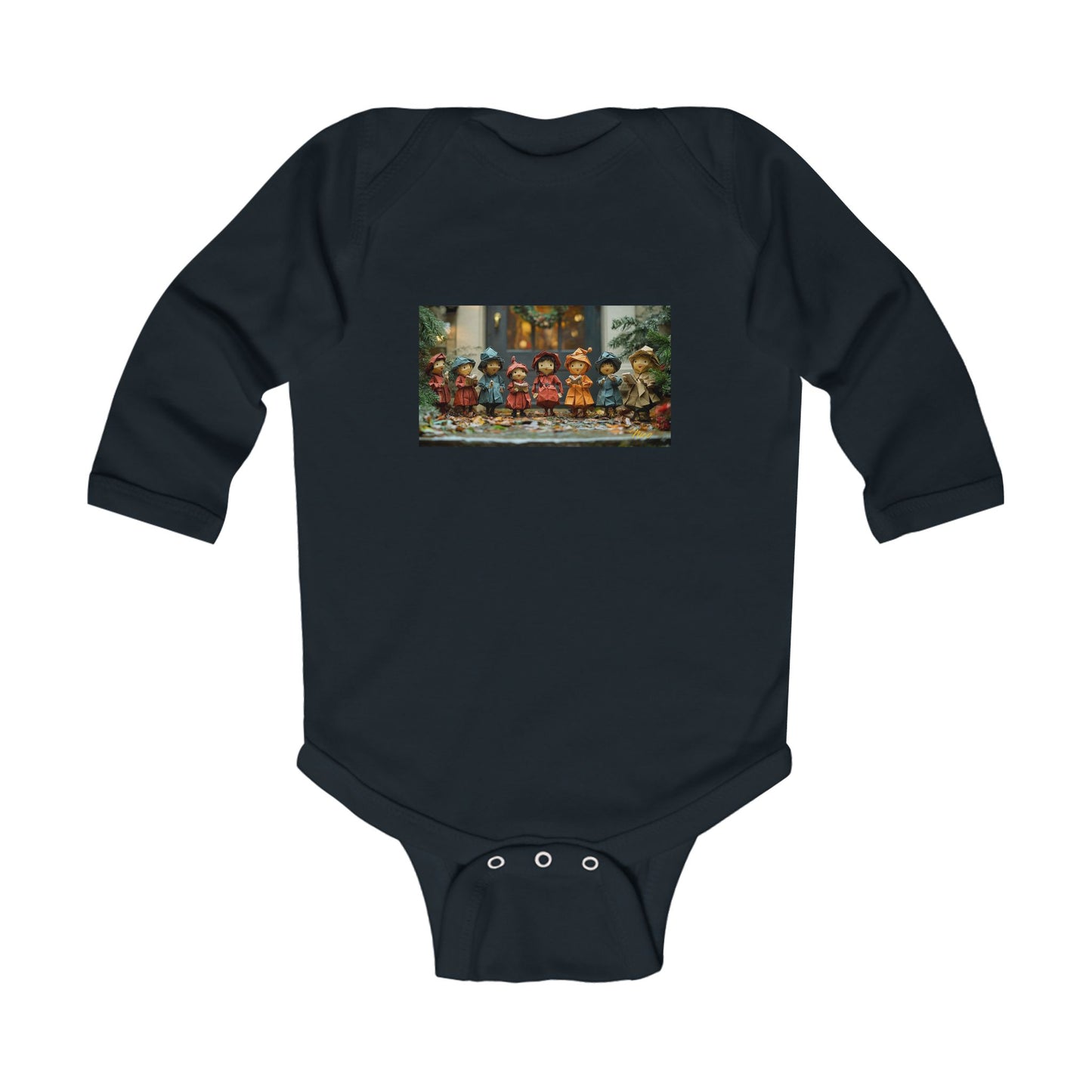 Chirstmas 2024 Series Print #12 Infant Long Sleeve Bodysuit