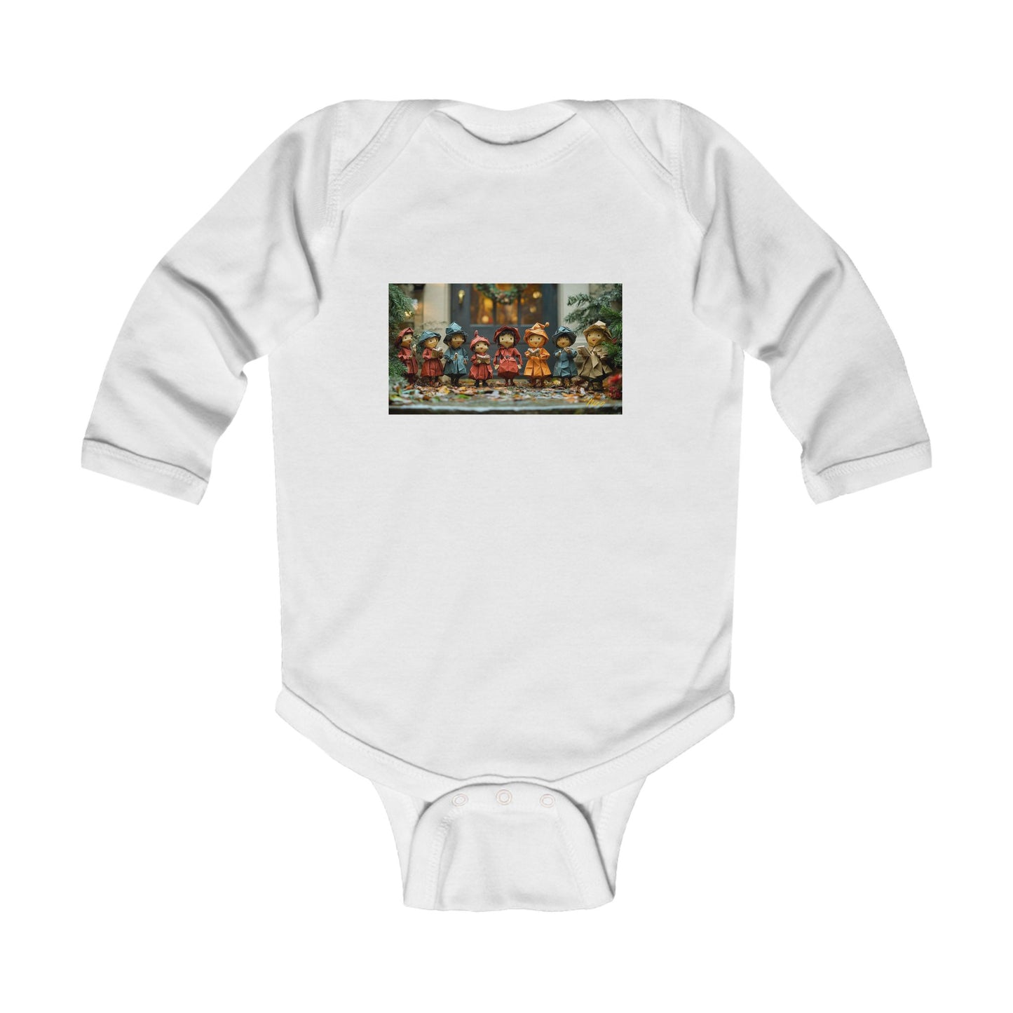 Chirstmas 2024 Series Print #12 Infant Long Sleeve Bodysuit