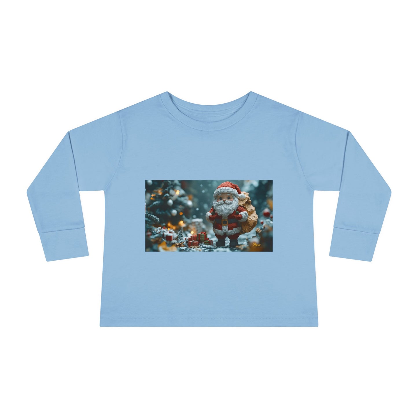 Chirstmas 2024 Series Print #5 Toddler Long Sleeve Tee