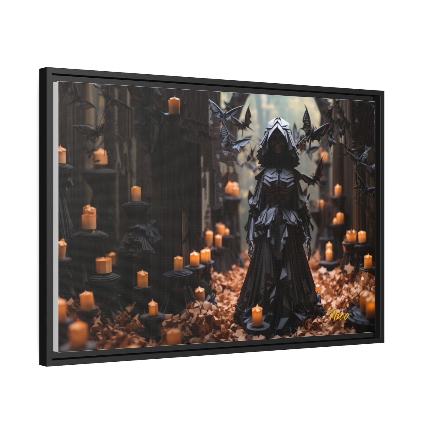 Halloween 2023 Series Print #5 - Black Framed Canvas Print