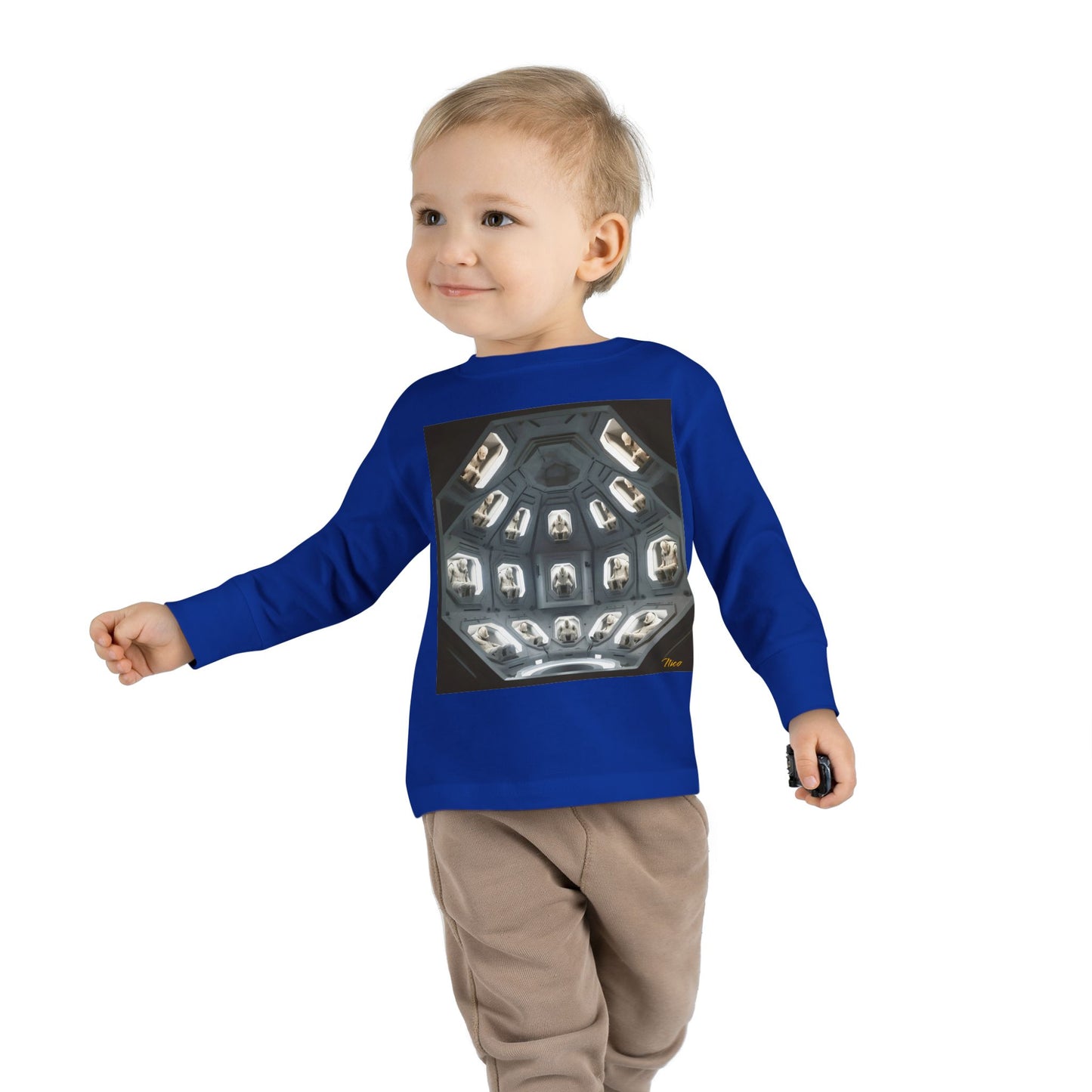 Elons' Dream Series Print #2 Toddler Long Sleeve Tee